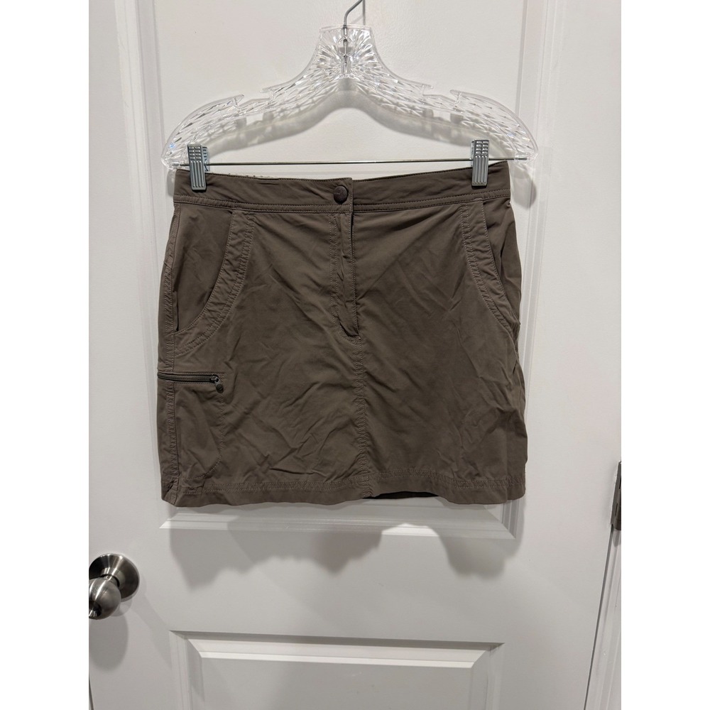 L.L.Bean Womens Skort Lightweight Stretch Brown Size 4
